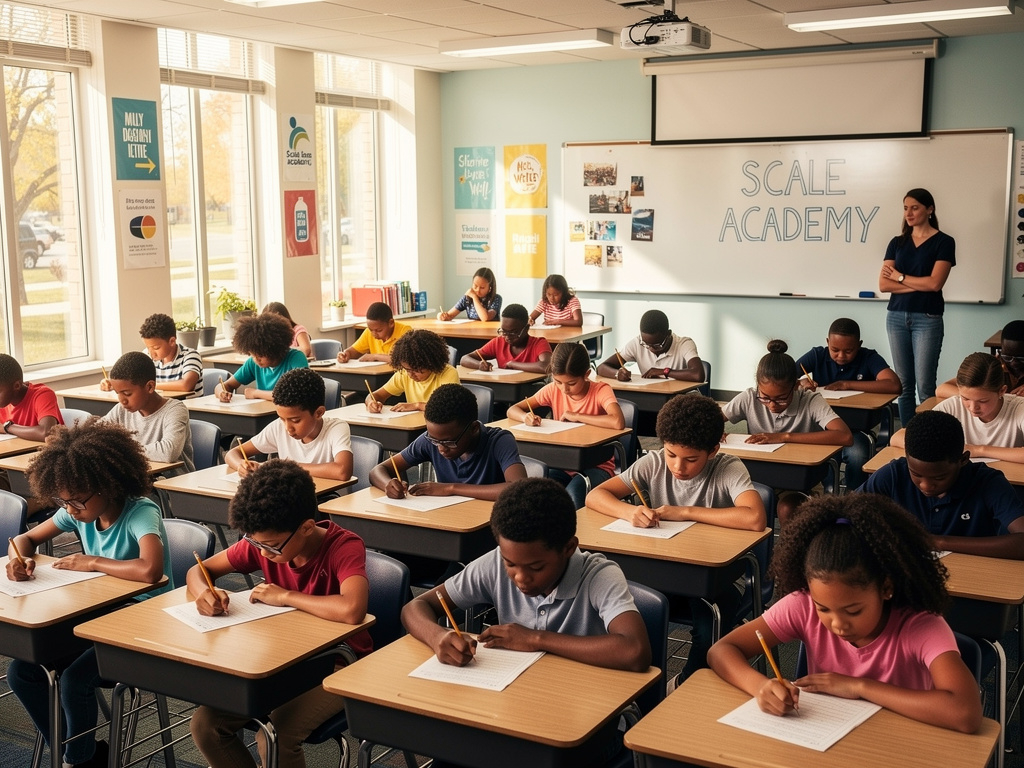 University students studying together