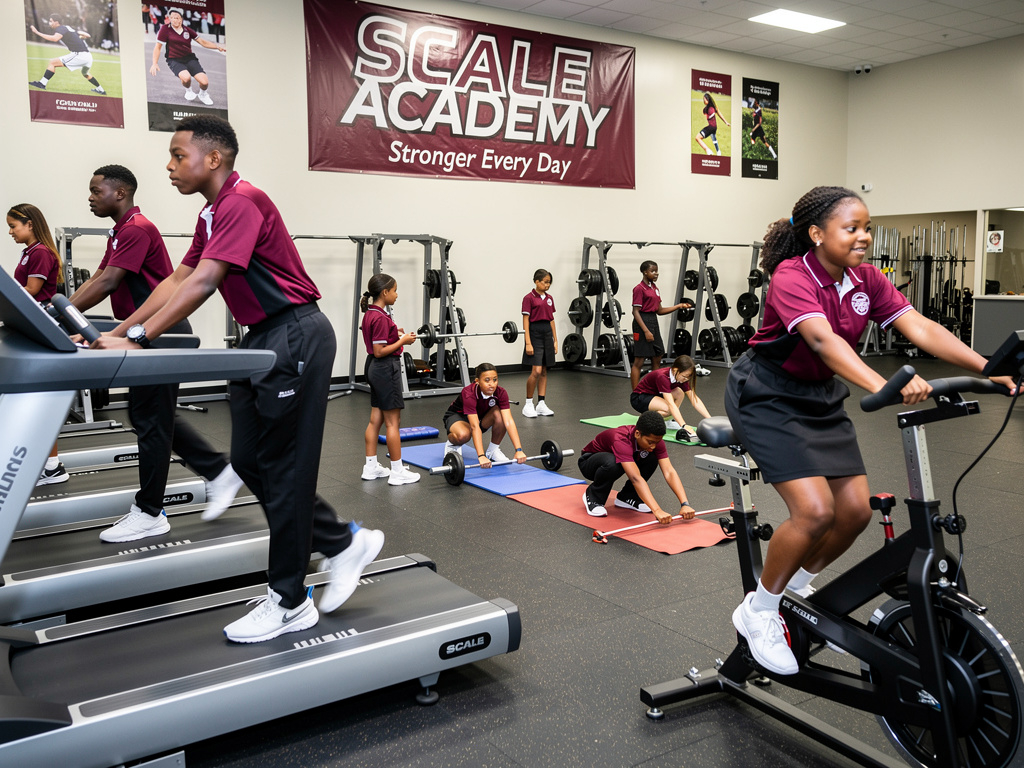 Intensive Training at Sports Center